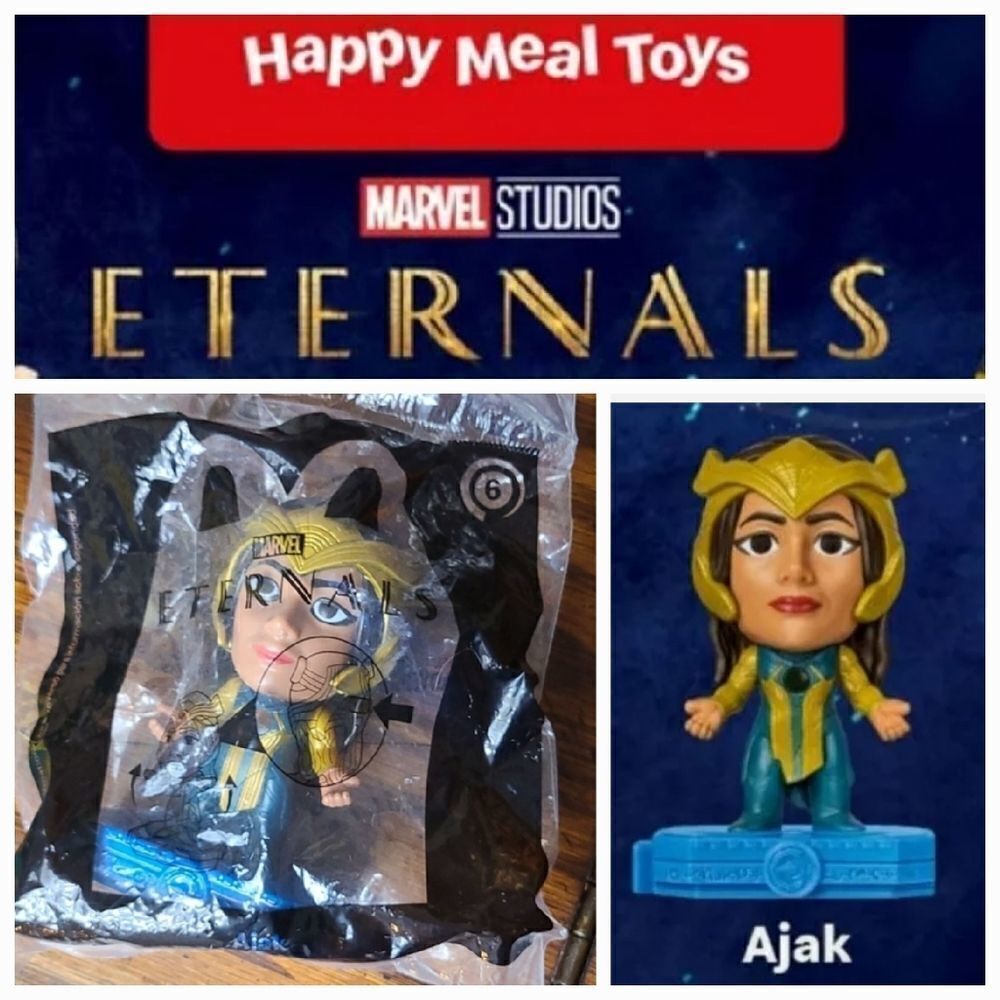 Marvel Eternals Ajak Toy #6 Sealed McDonald’s Happy Meal 2021 Collectible Figure